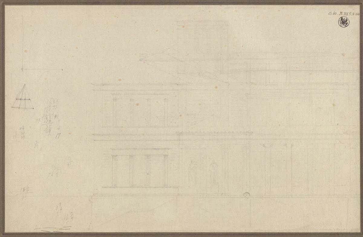Fassade eines zweigeschossigen Gebäudes