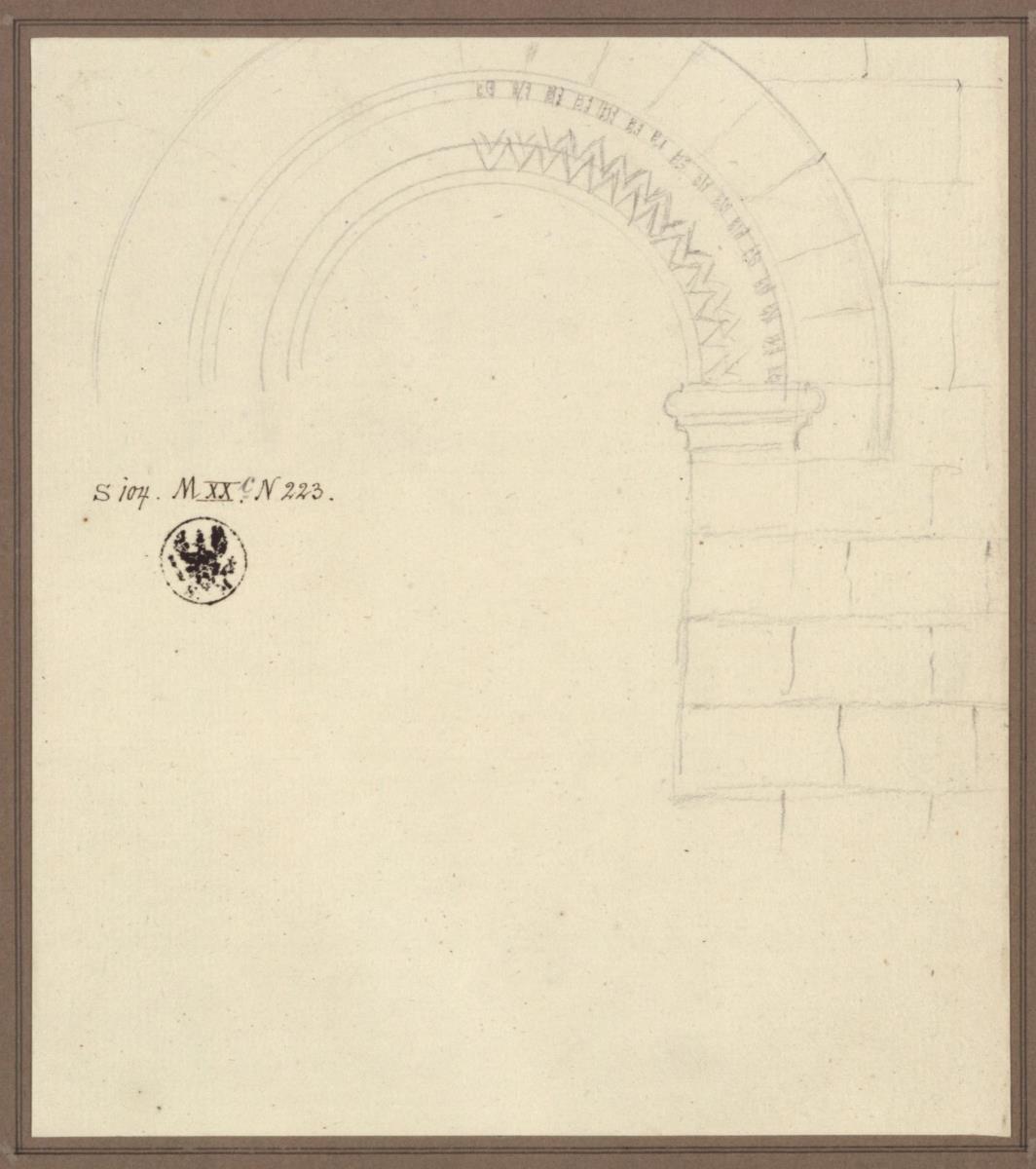 Archivolte in byzantinischem Stil