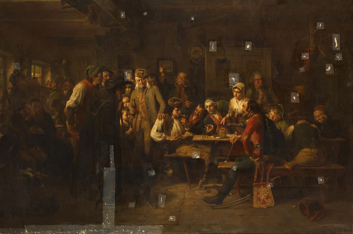 Preußische Werber zur Zeit Friedrichs II.