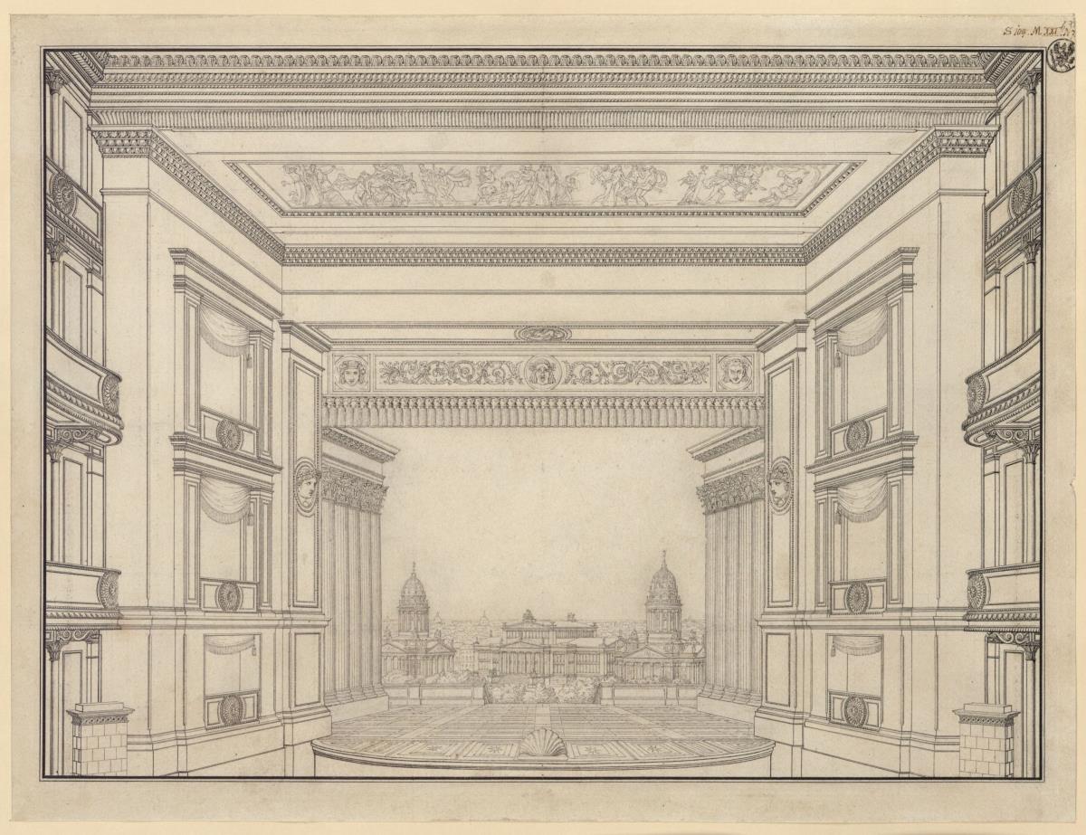 Berlin. Schauspielhaus auf dem Gendarmenmarkt, Bühne