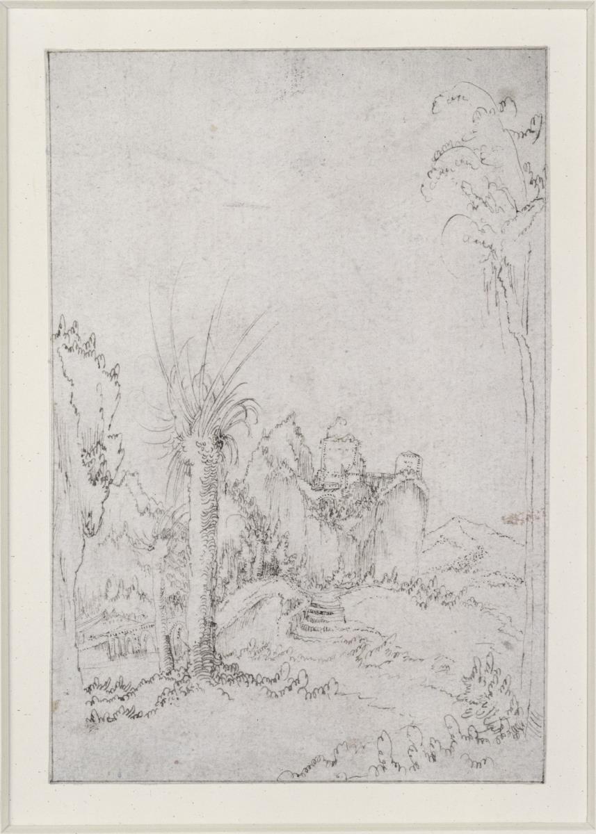 Landschaft mit einer Burg