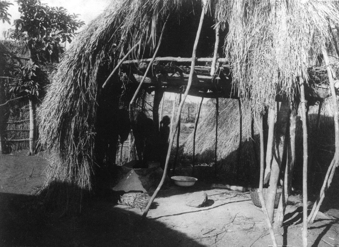 Hütte, offene Konstruktion