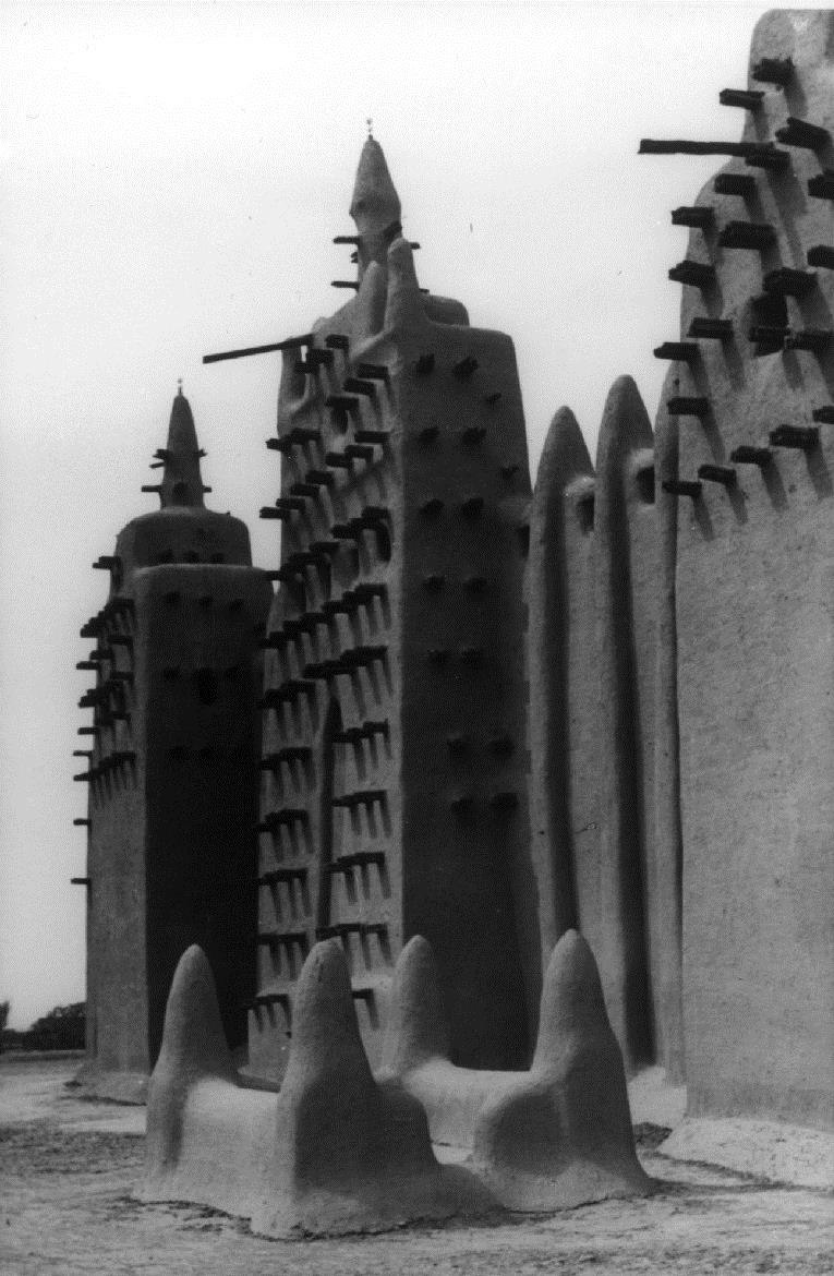 Moschee in Djanet am Niger