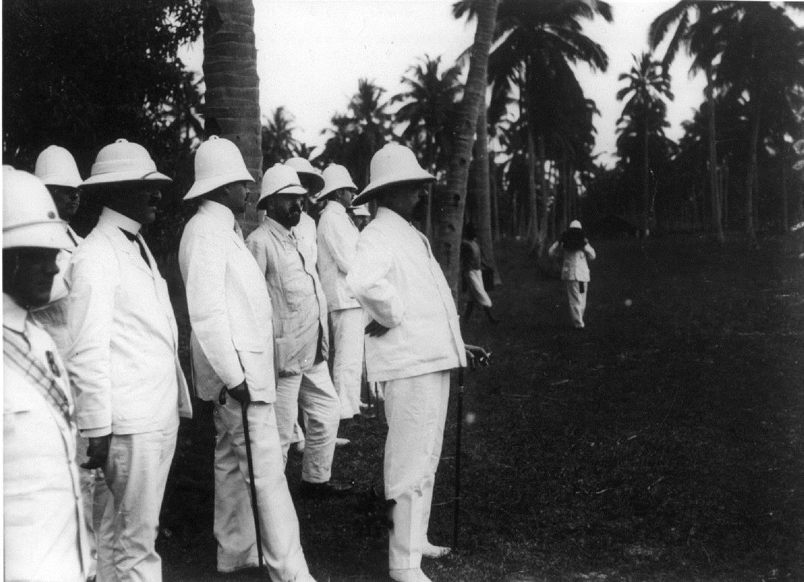 Bei den Übungen der Askari-Truppe