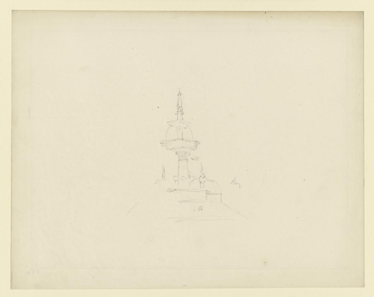 Skizze, Brunnen