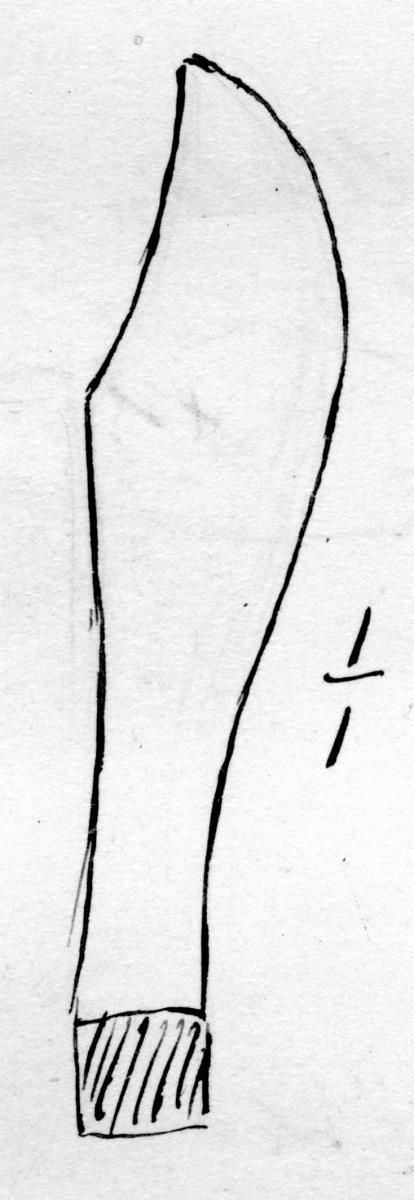 Kleines Messer aus Blech