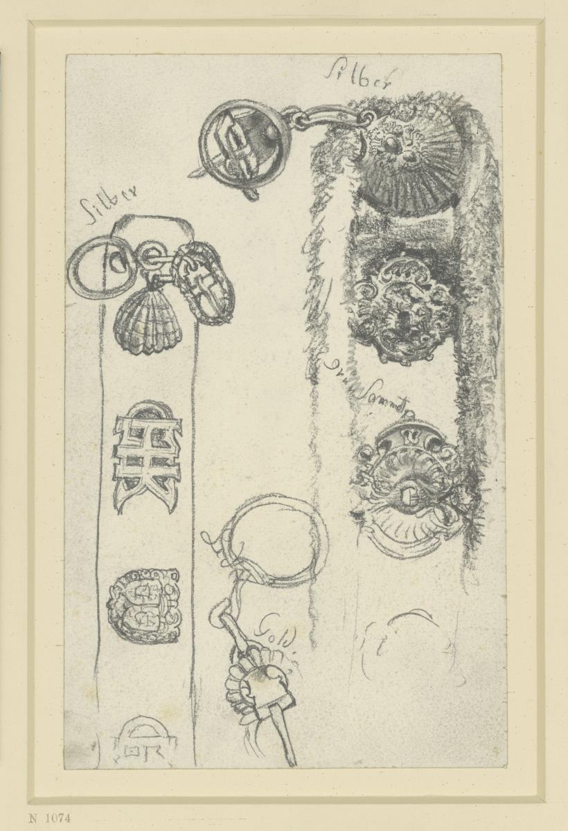 Zwei Hundehalsbänder vom Ende des 16. und erstem Viertel des 17. Jahrhunderts, Historisches Museum, Dresden