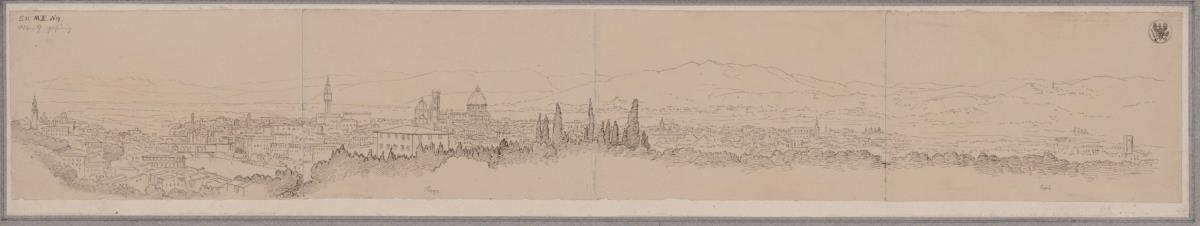 Panoramablick auf Florenz und Fiesole