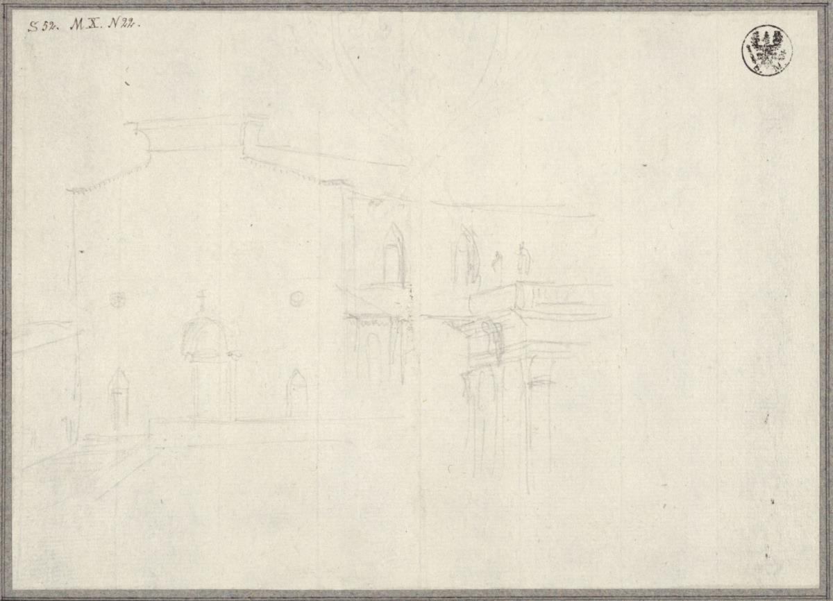 Blick auf Santa Maria in Aracoeli mit dem Nuovo auf dem Kapitol in Rom