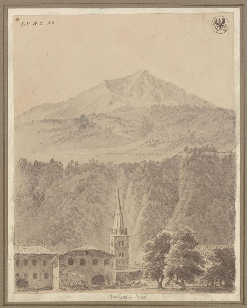 Martigny im Schweizer Kanton Wallis