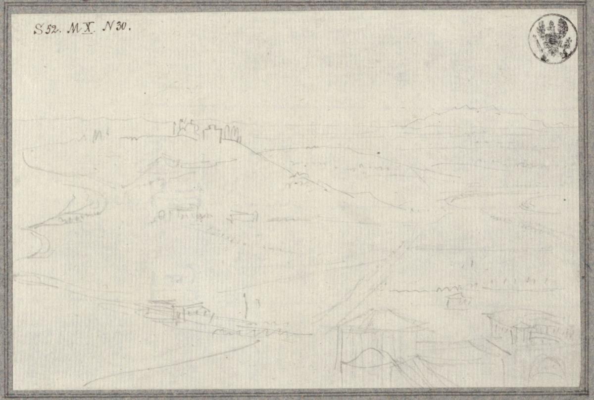 Aussicht von Rom auf die Campagna