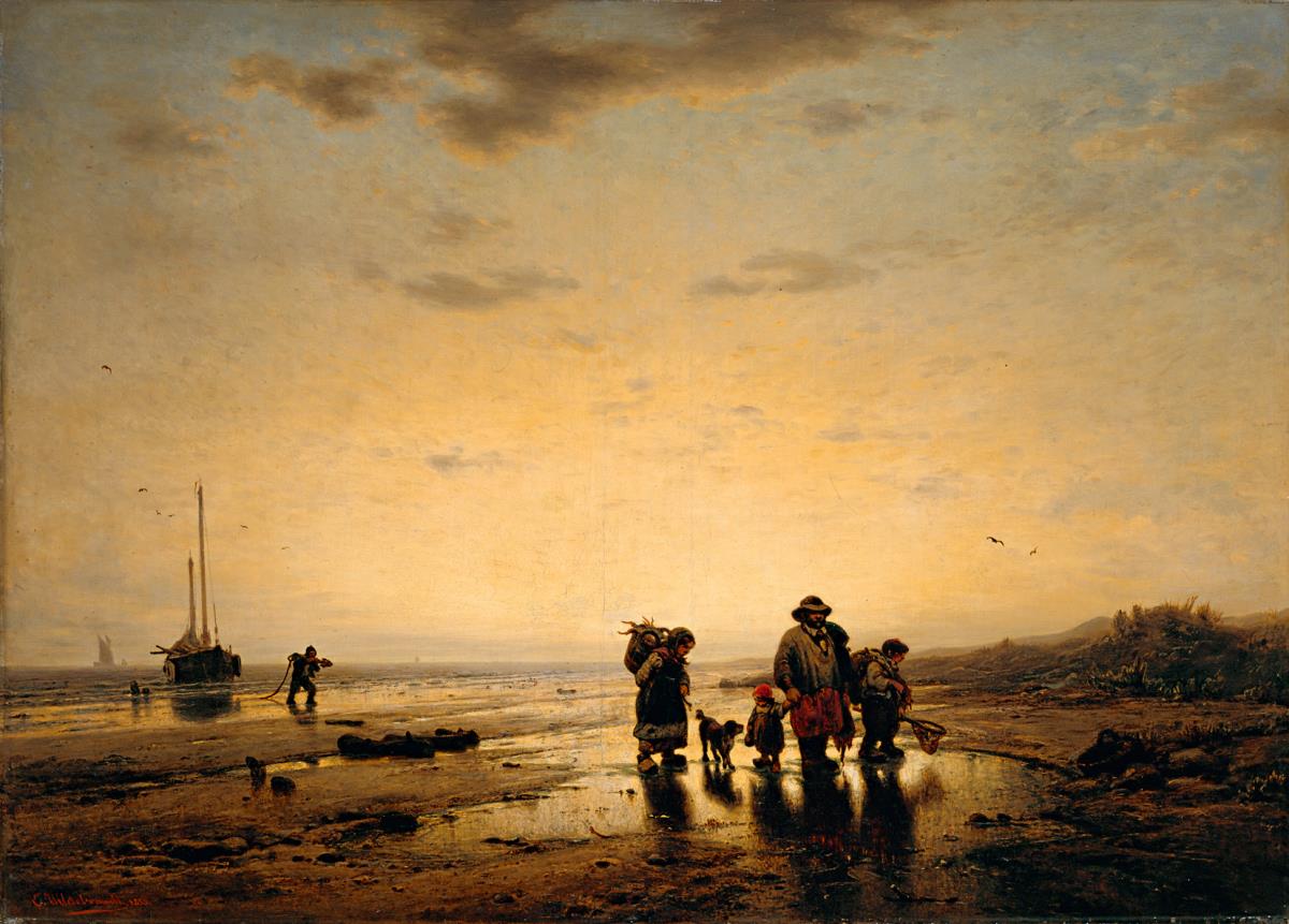 Strand im Abendlicht