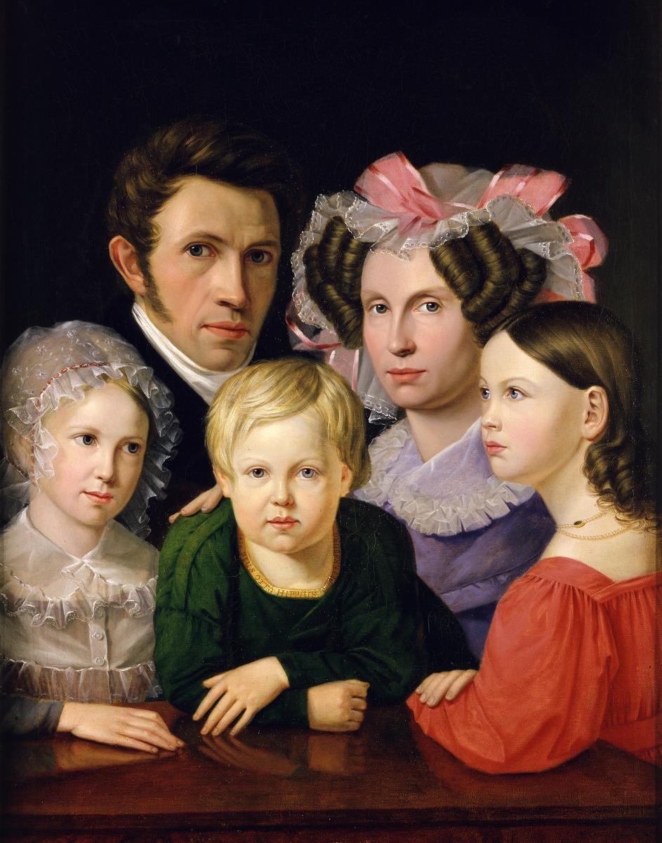 Selbstbildnis im Kreise der Familie