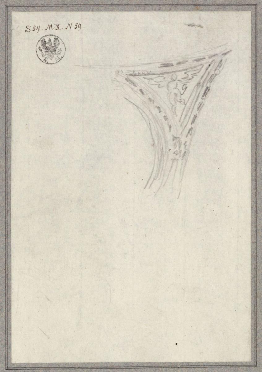 Ein Pendentif der Kuppel von Sankt Peter in Rom