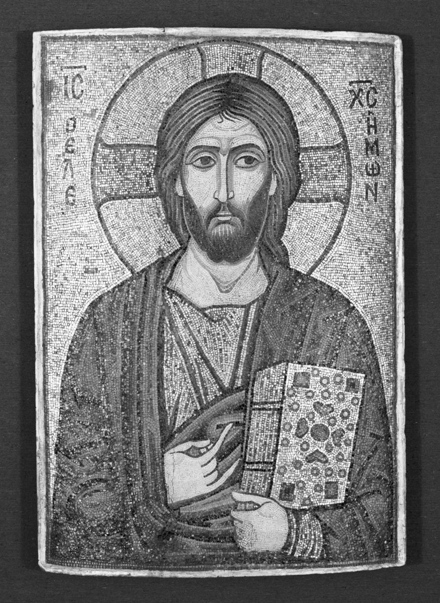 Mosaikikone mit Christus dem Barmherzigen