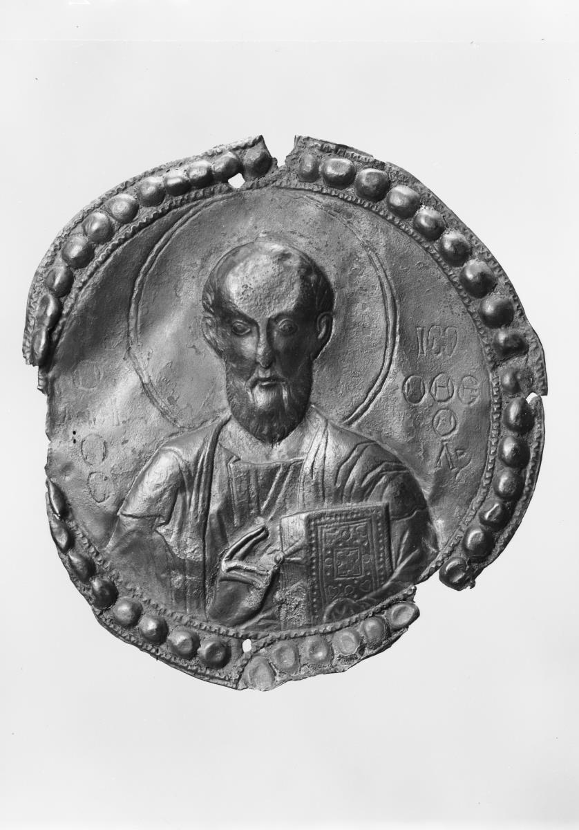 Runder Beschlag mit Iohannes dem Theologen
