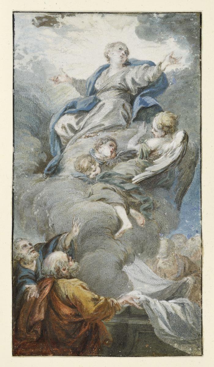 Himmelfahrt Mariens (Szene aus dem Marienleben)