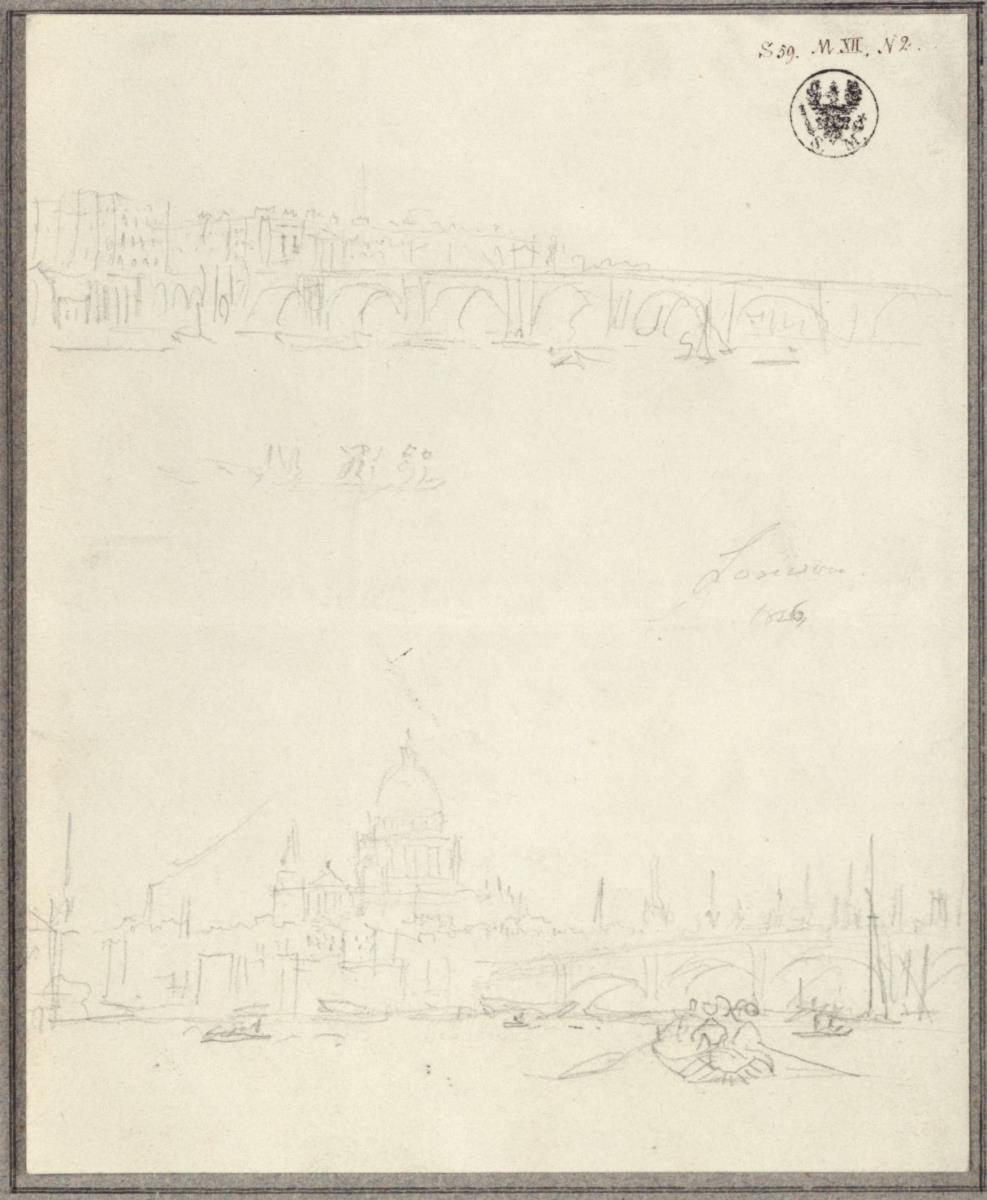 London Bridge in zwei Ansichten