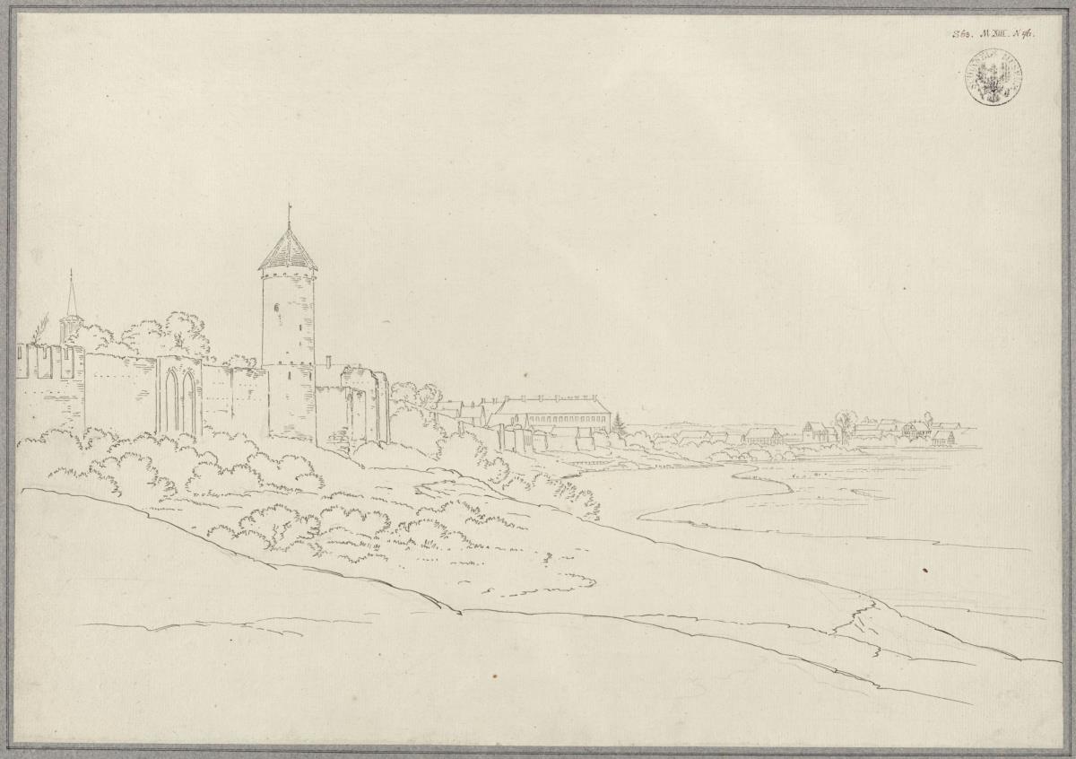 Treptow an der Rega (Trzebiatów), die Mauern und die Vorstadt