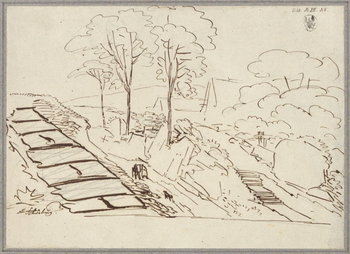 Ansicht des Ortes Schönburg an der Saale