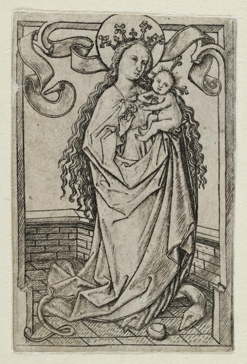 Madonna auf der Schlange