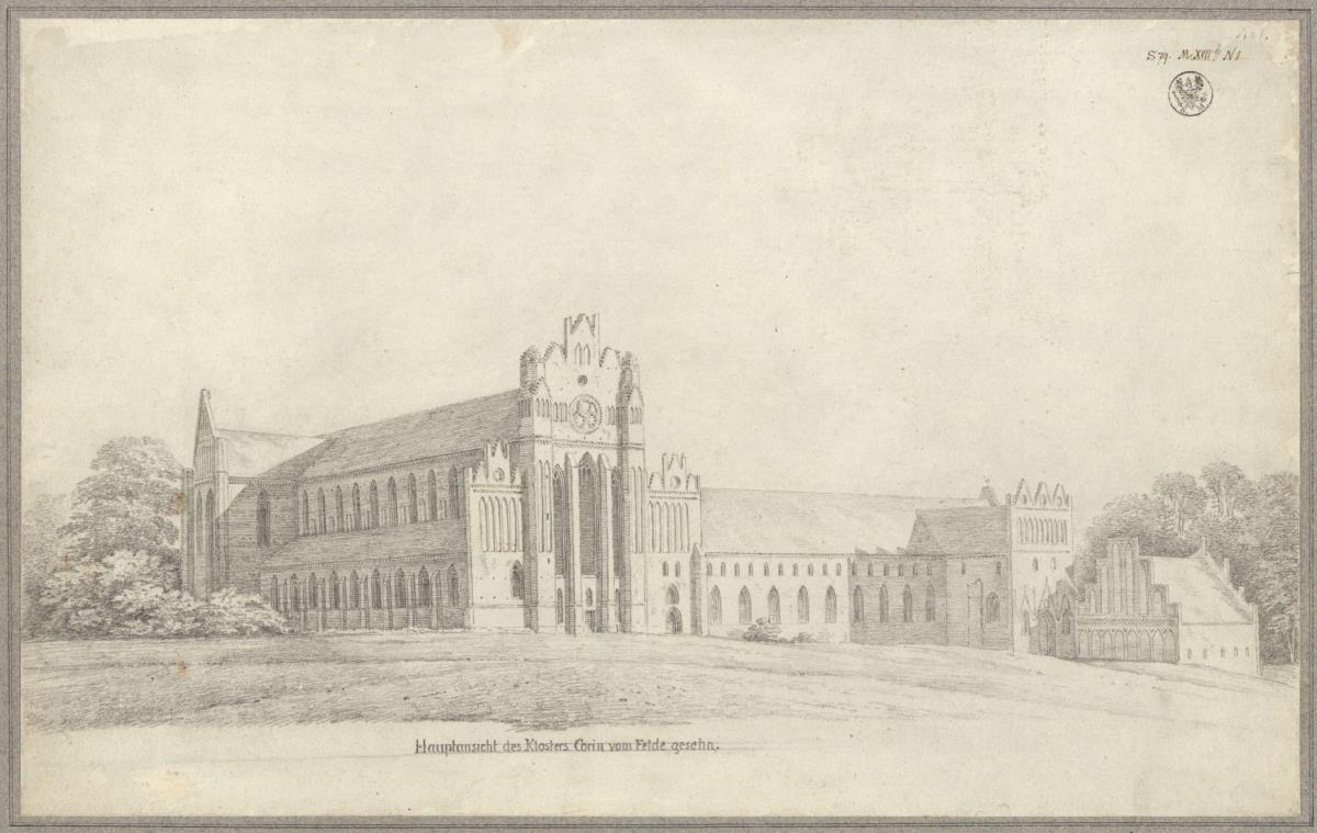 Kloster Chorin. Ansicht von Nordwesten