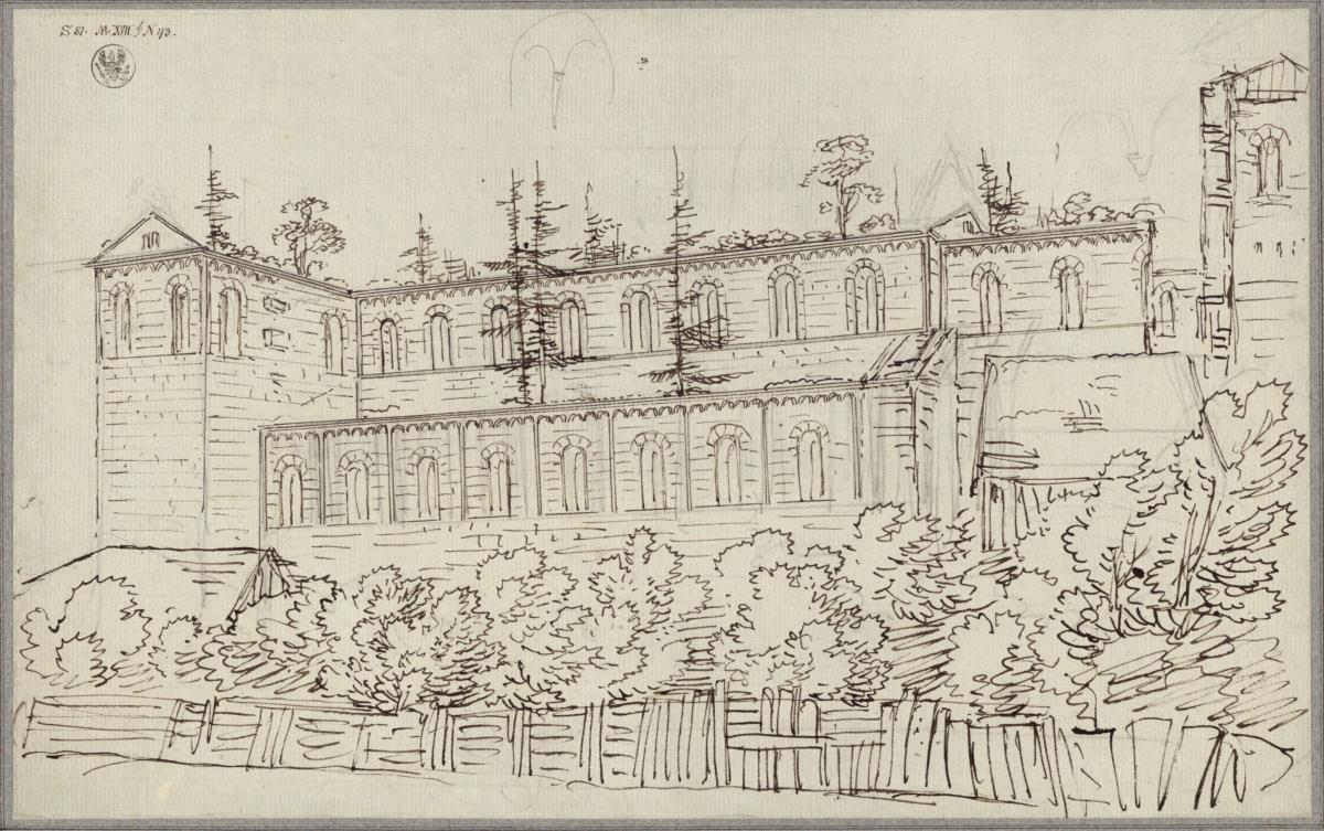 Klosterruine Paulinzella. Ansicht von Norden