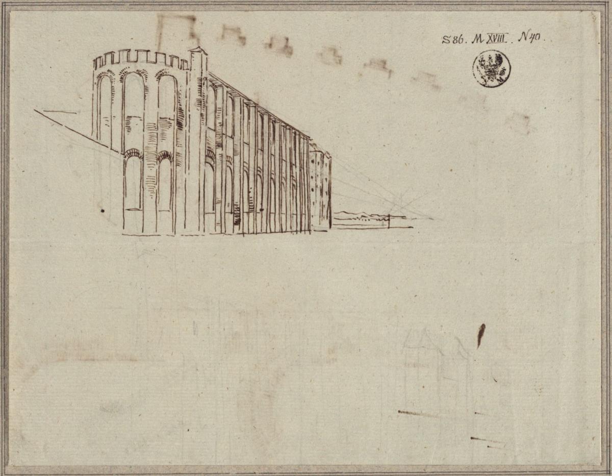 Trier. Ansicht der Basilika