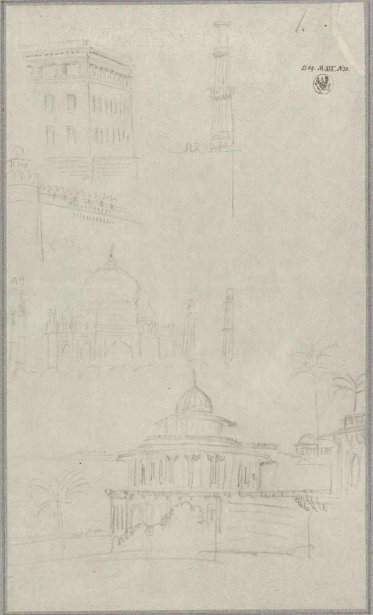 Indische und orientalische Architekturdetails