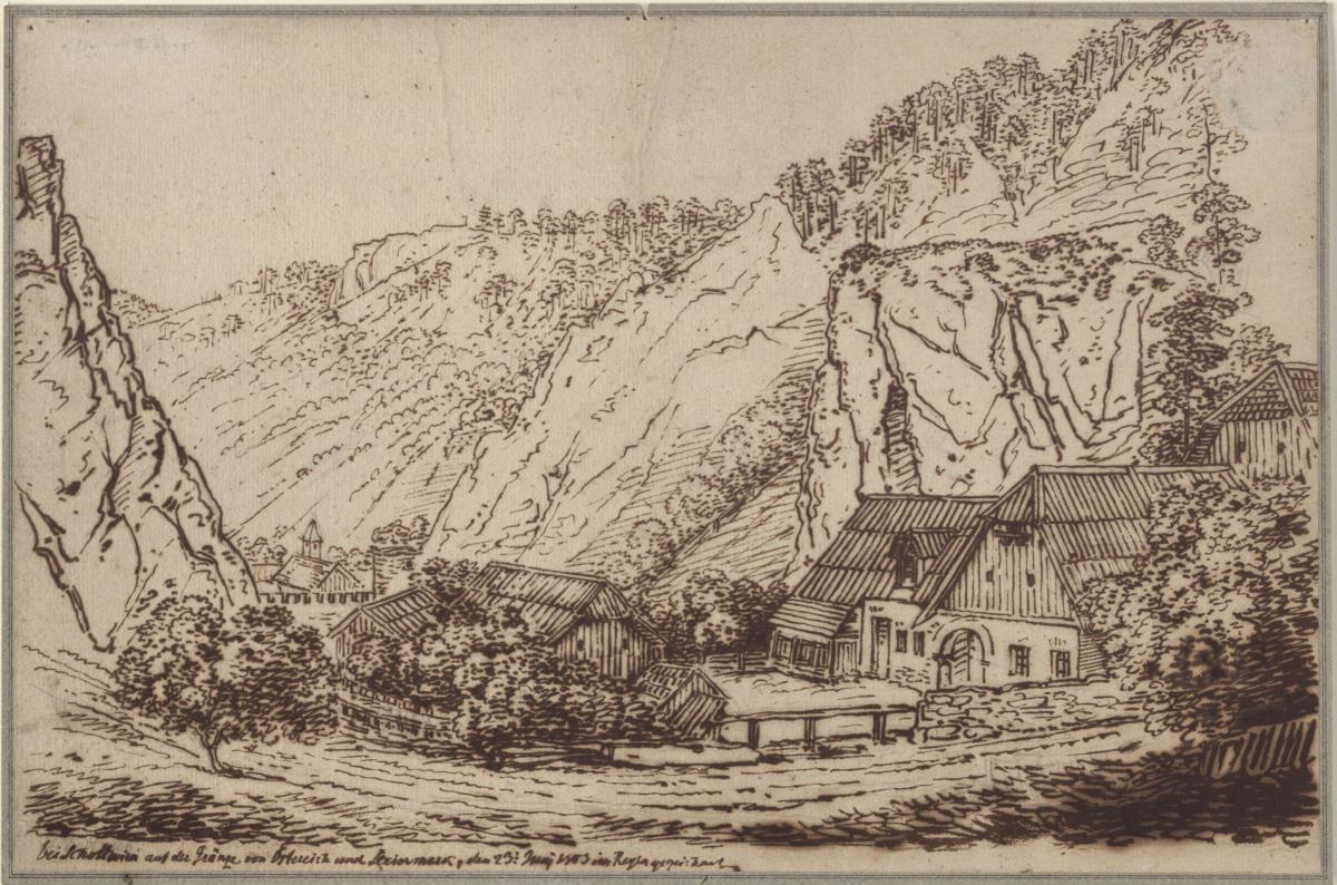 Bei Schottwien an der Grenze zwischen Niederösterreich und der Steiermark