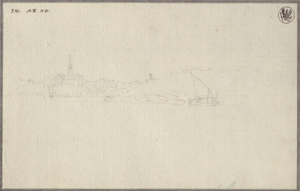 Blick auf Rovinj in Istrien