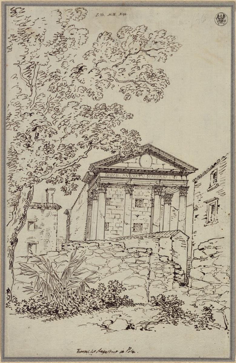 "Tempel des Augustus in Pola"