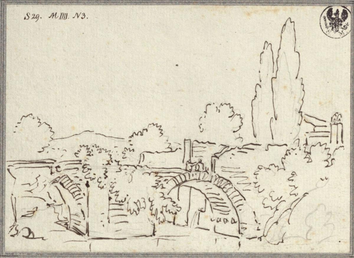Die Brücke über den Velino in Rieti