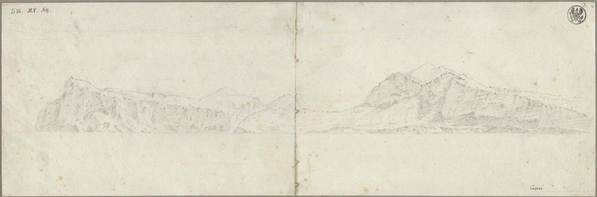 Blick auf Capri von Norden