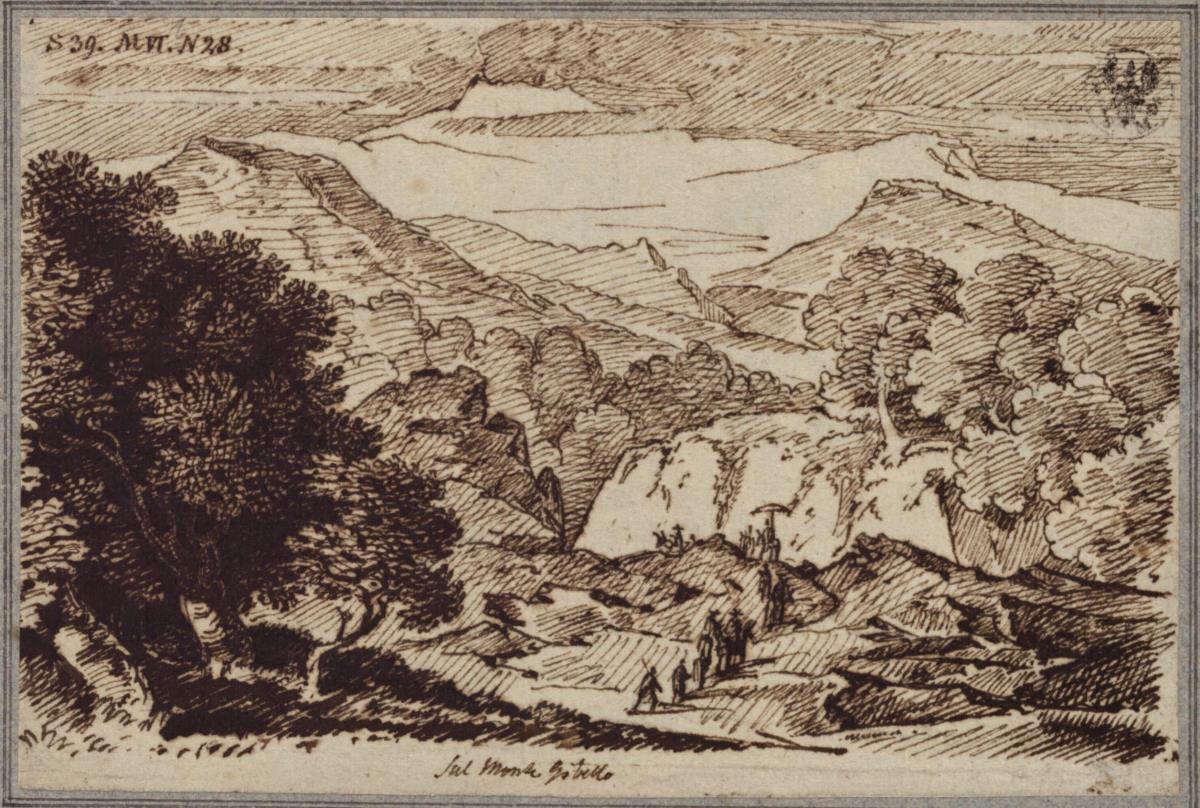 Auf dem Monte Gibello in der Nähe des Ätna