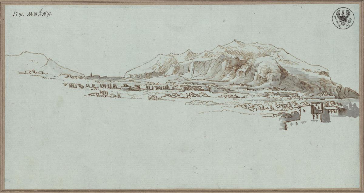 Ansicht des Monte Pellegrino nördlich von Palermo