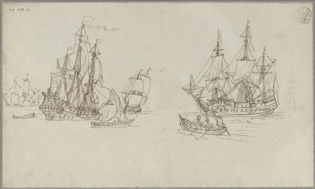 Mehrere Segelschiffe