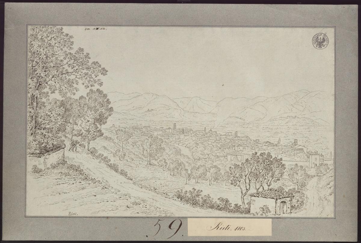 Ansicht von Rieti in den Apenninen