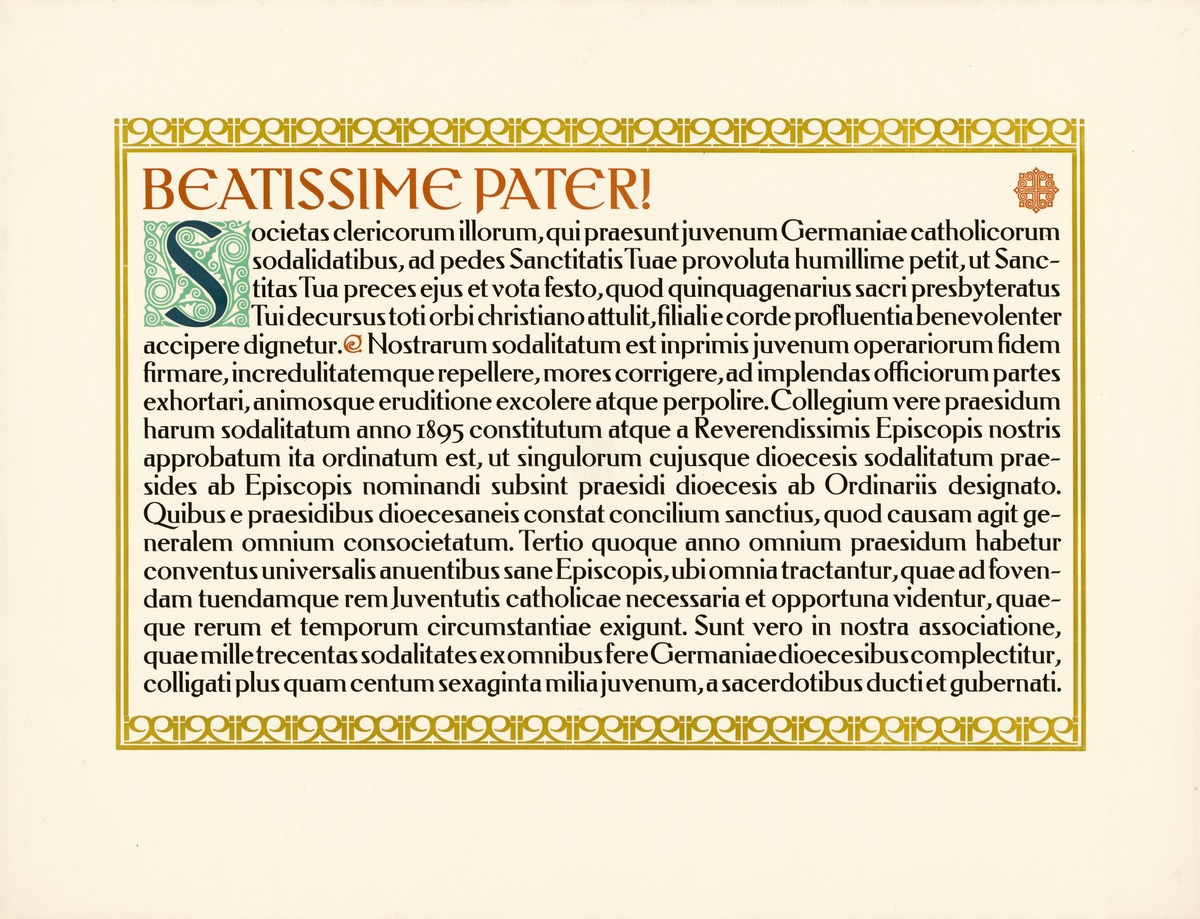 Beatissime Pater!