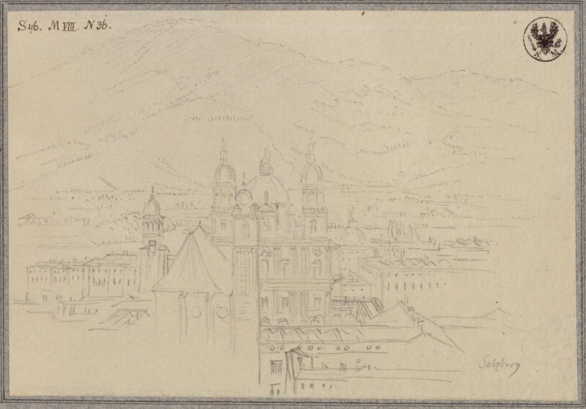 Blick auf den Salzburger Dom