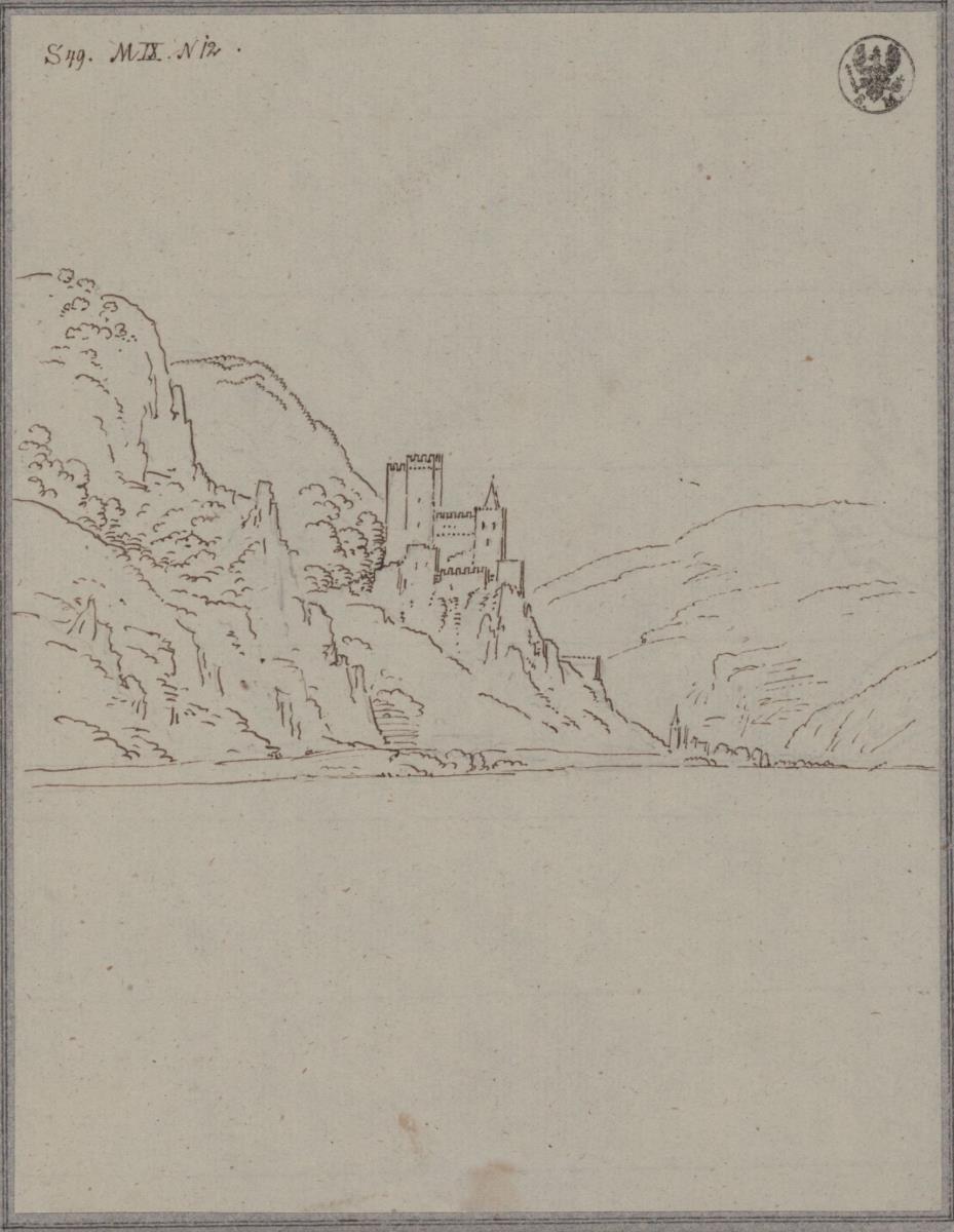 Ansicht von Burg Ehrenfels