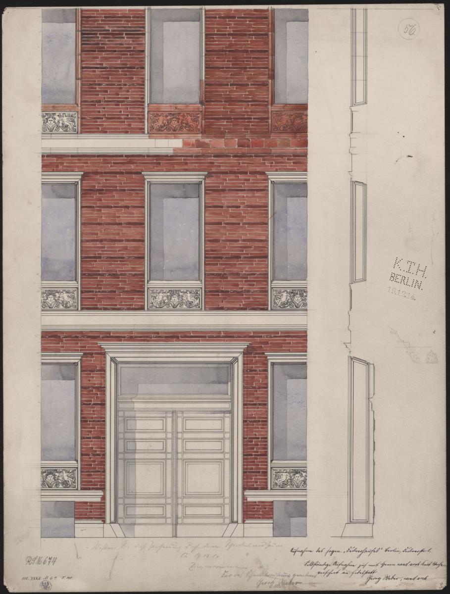 Berlin. Feilnerhaus. Aufnahme der Fassade