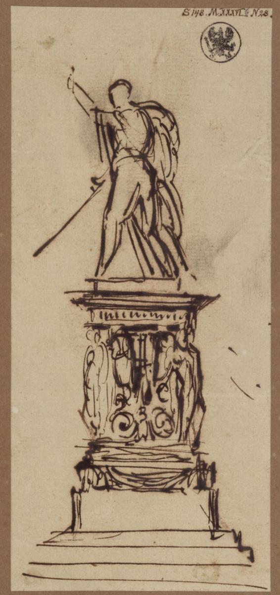 Breslau. Entwurf zu einem Denkmal für Gebhard Leberecht von Blücher, Fürst von Wahlstatt