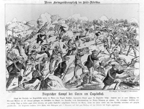 Siegreicher Kampf der Buren am Tugelafluß. (23. Januar 1900)