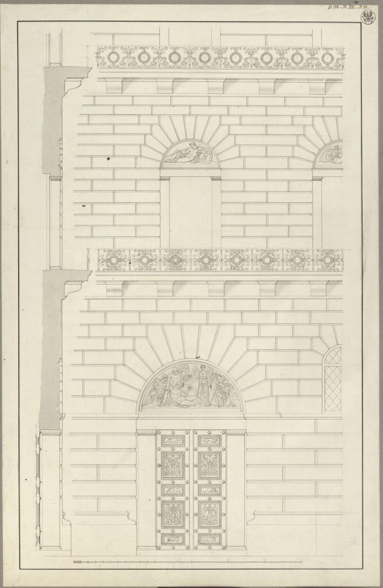 Entwurf zu einer Palastfassade im florentinischen Stil