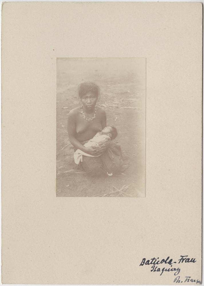 Mbyá-Frau mit Kind (Baticola)