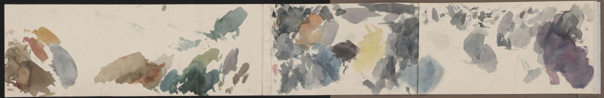 Aquarellspuren