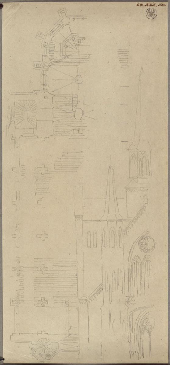Entwürfe zu einer Kirche im gotischen Stil