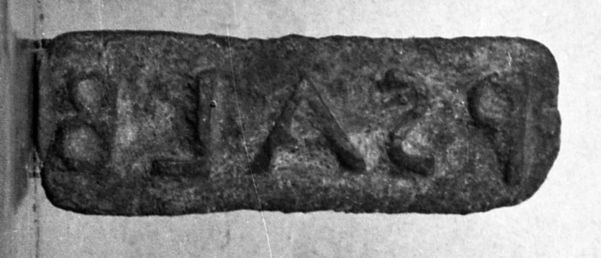 Stempel mit Inschrift P.SA.LB
