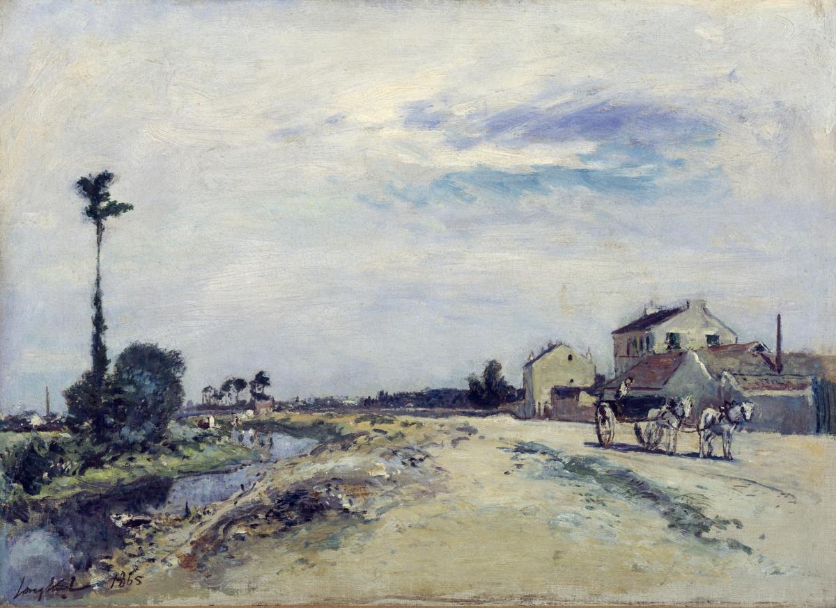 Kleiner Kanal an der Seine bei Meudon